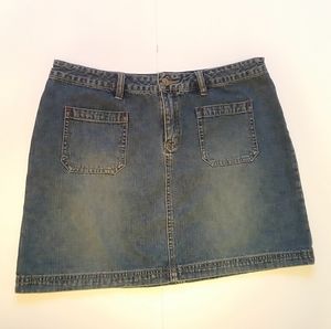 Union bay jean skirt, size 11, good pre used condition